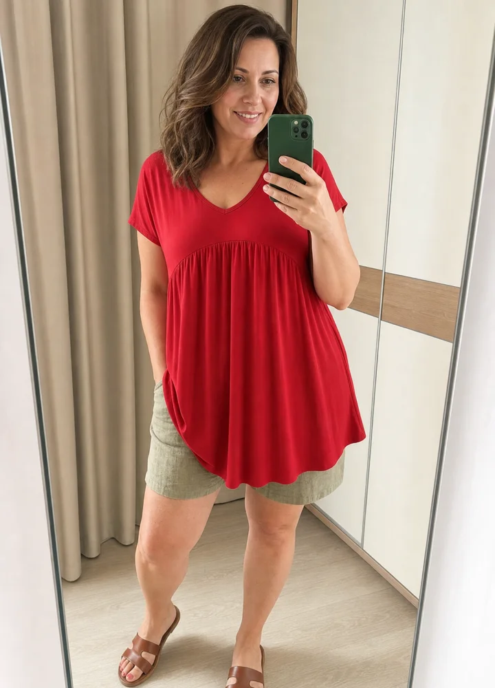 Фото покупниці у туніці